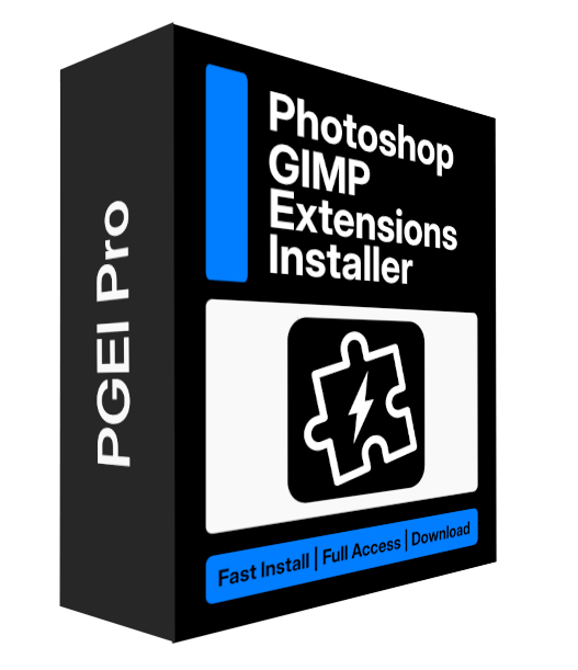 Photoshop GIMP Extensions Installer Wrapping little